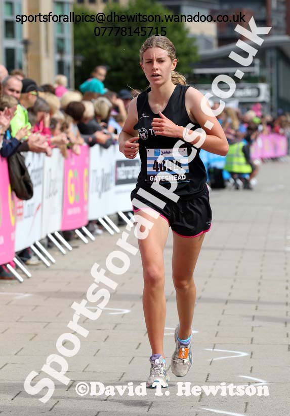 Girls BUPA Junior Great North Run. Photo: David T. Hewitson/Sports for All Pics